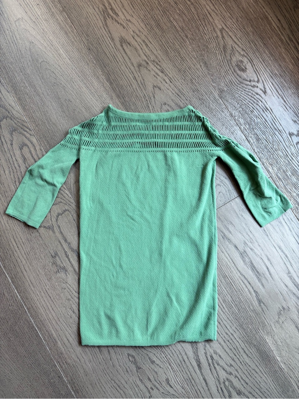 Light Green Body Con Laser Cut Top